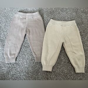 The littlest organic cotton knit pants